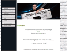 Tablet Screenshot of peterhintermann.ch